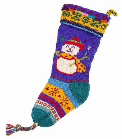 Hand Knit Old World Stockings - Holiday