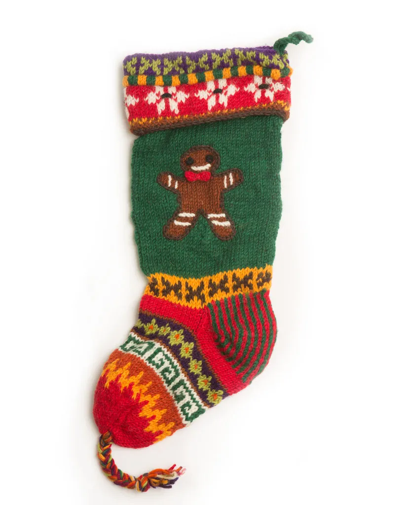 Hand Knit Old World Stockings - Holiday