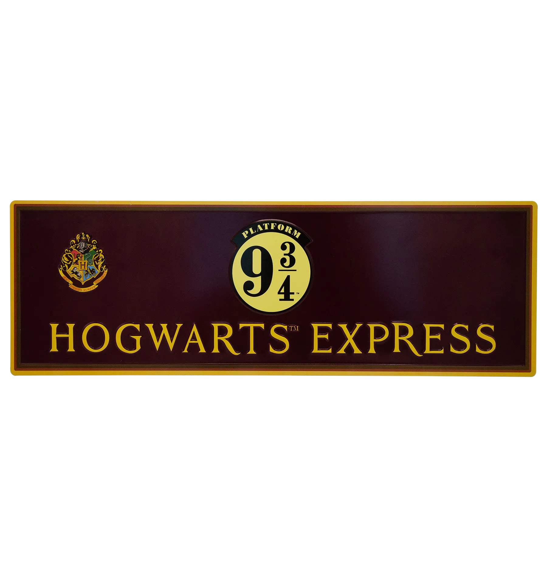 Hogwarts Express Platform 9 3/4 Sign