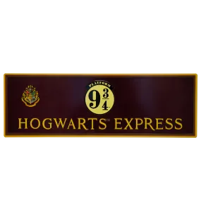 Hogwarts Express Platform 9 3/4 Sign