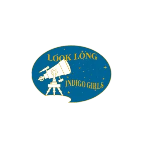 Look Long Enamel Pin