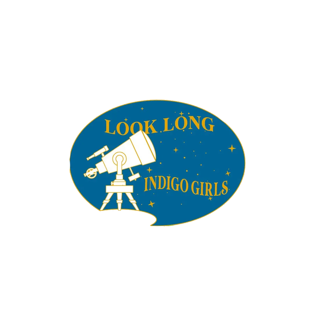 Look Long Enamel Pin