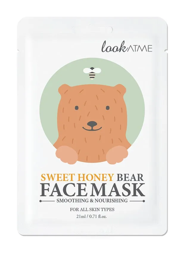 Mascarilla facial Look at Me SWEET HONEY BEAR FACE MASK