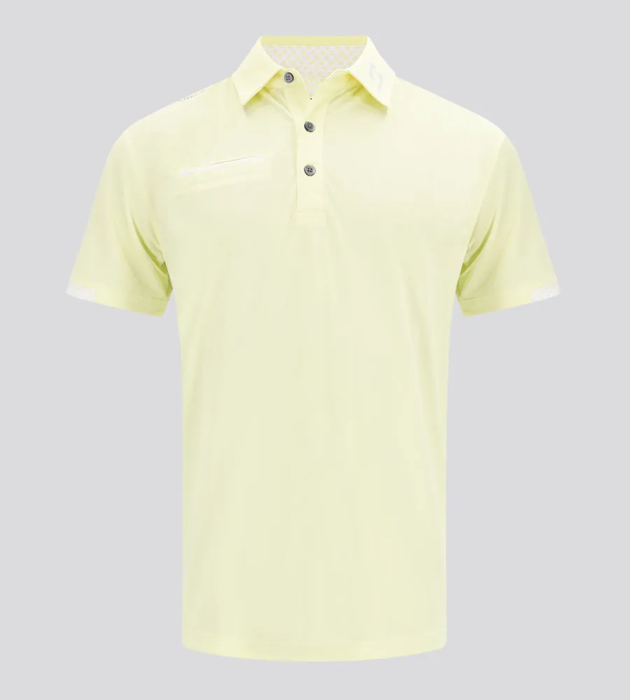 MEN'S FASHION POCKET POLO SHIRT - LEMON