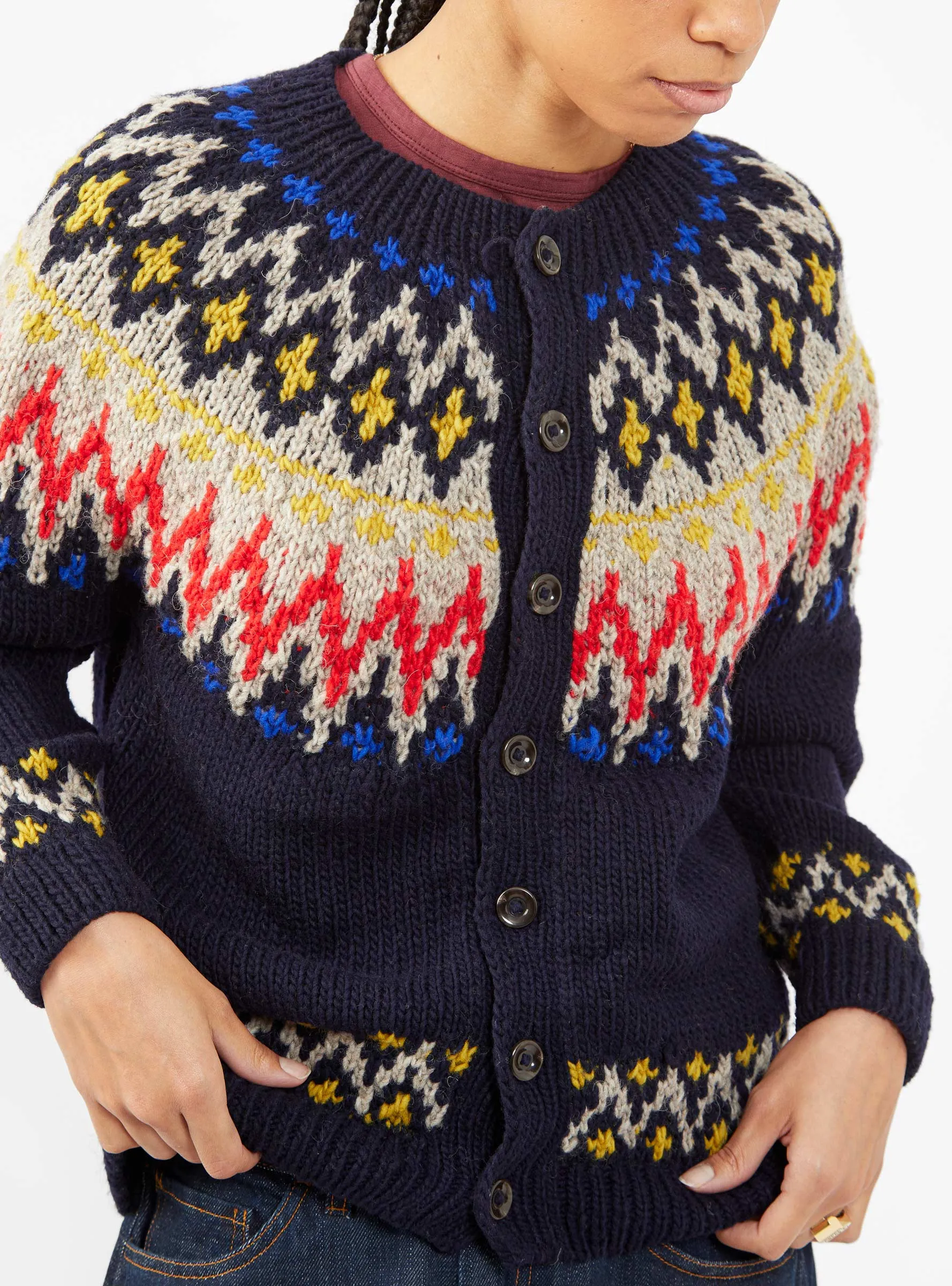 Nordic Cardigan Navy