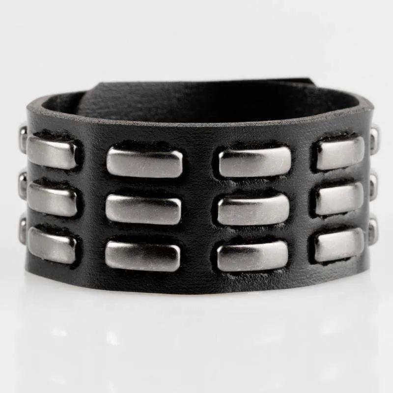 On Autopilot Black Urban Bracelet