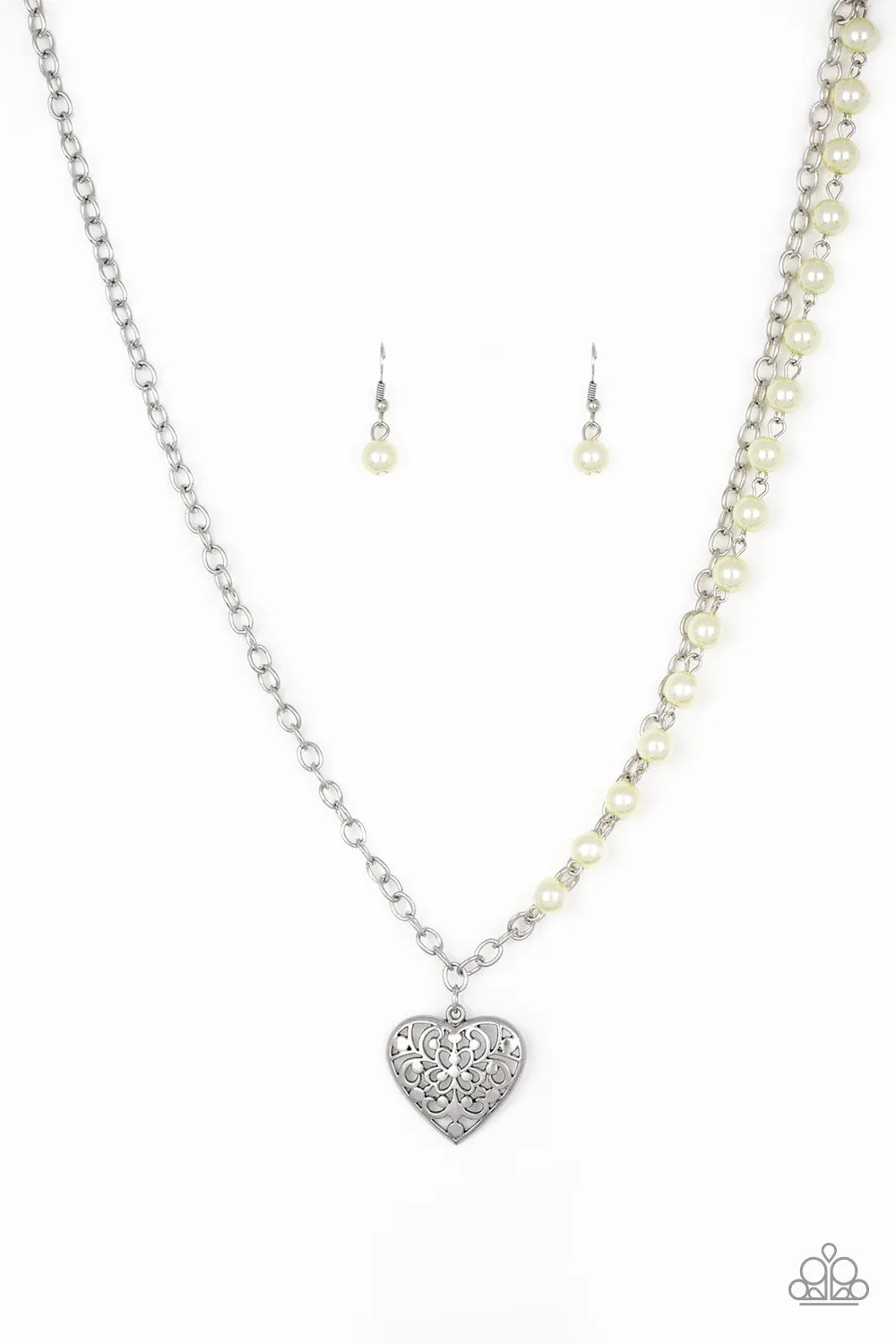 Paparazzi Accessories - Forever In My Heart - Yellow Necklace