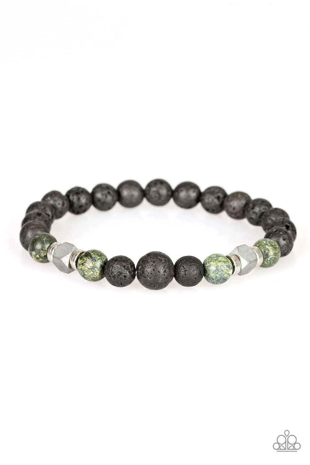 Paparazzi Bracelet ~ Strength - Green Urban Bracelet