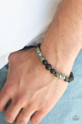 Paparazzi Bracelet ~ Strength - Green Urban Bracelet