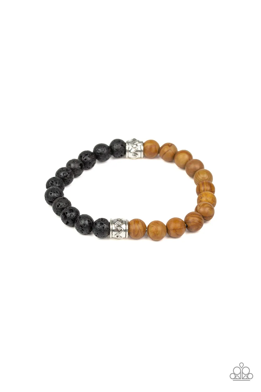 Paparazzi Bracelet ~ Tuned In - Brown Urban