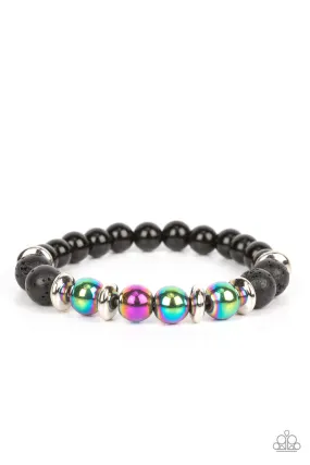 Paparazzi Mega Metamorphic - Multi Oil Spill Urban Bracelet