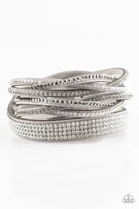 Paparazzi Taking Care Of Business - Silver Urban Bracelet