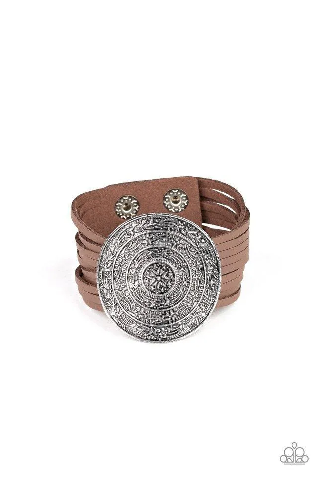 Paparazzi Treasure Quest - Brown Urban Bracelet