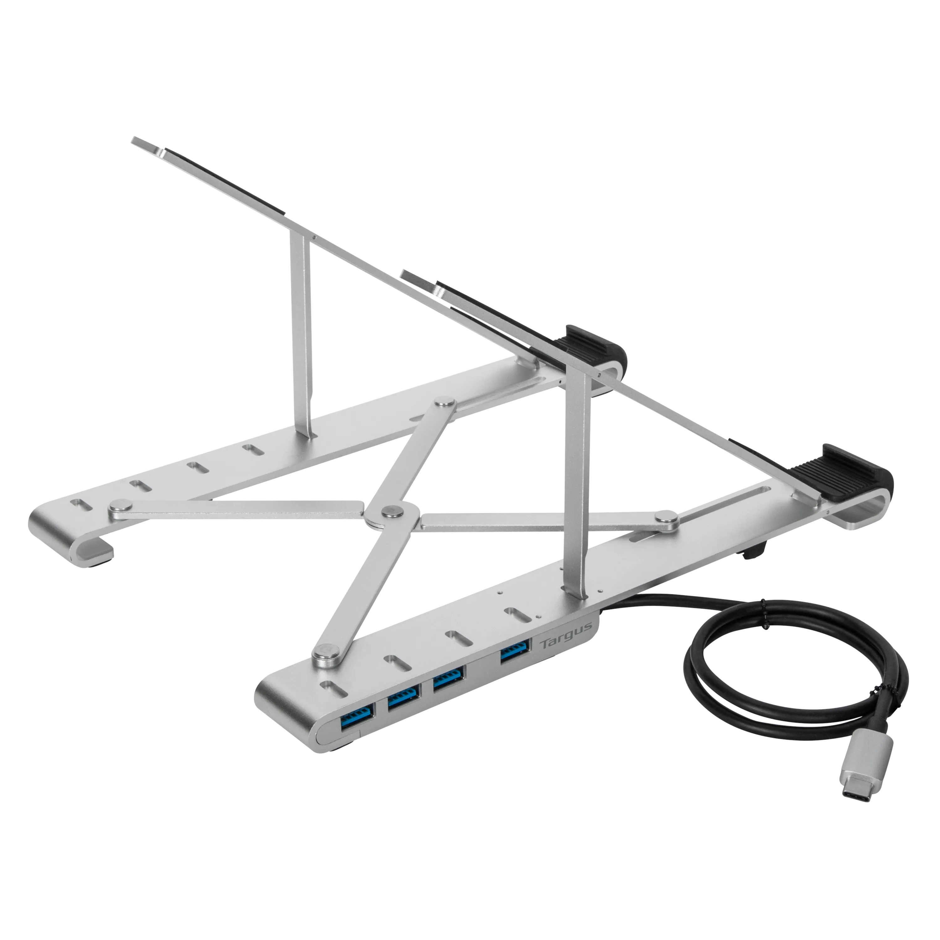 Portable Stand with Integrated USB-A Hub