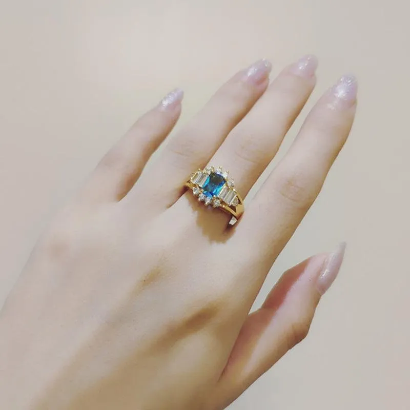 Princess Cut Vintage Fashion Ring