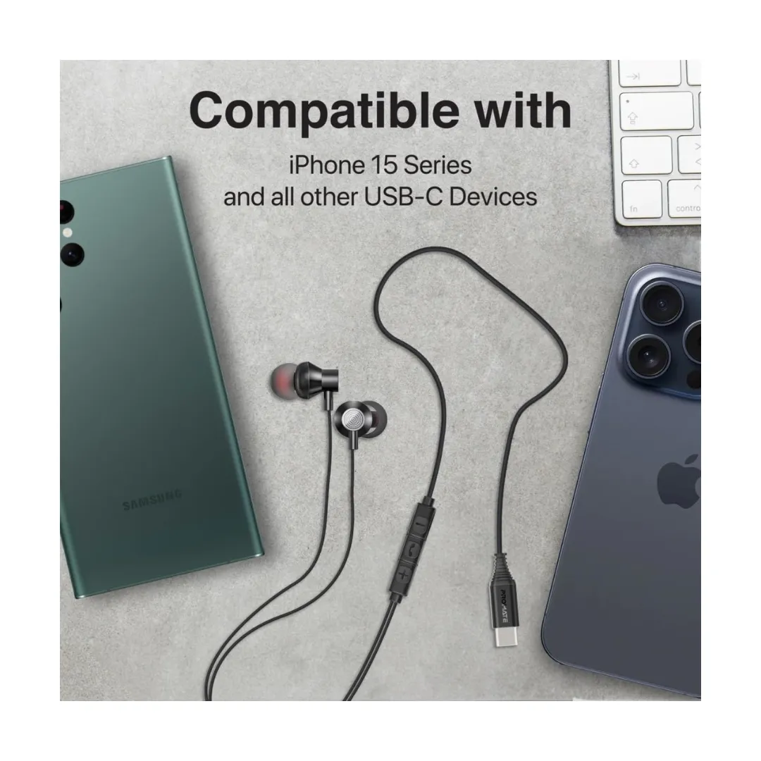 Promate Silken-C Type-C Wired Earphone