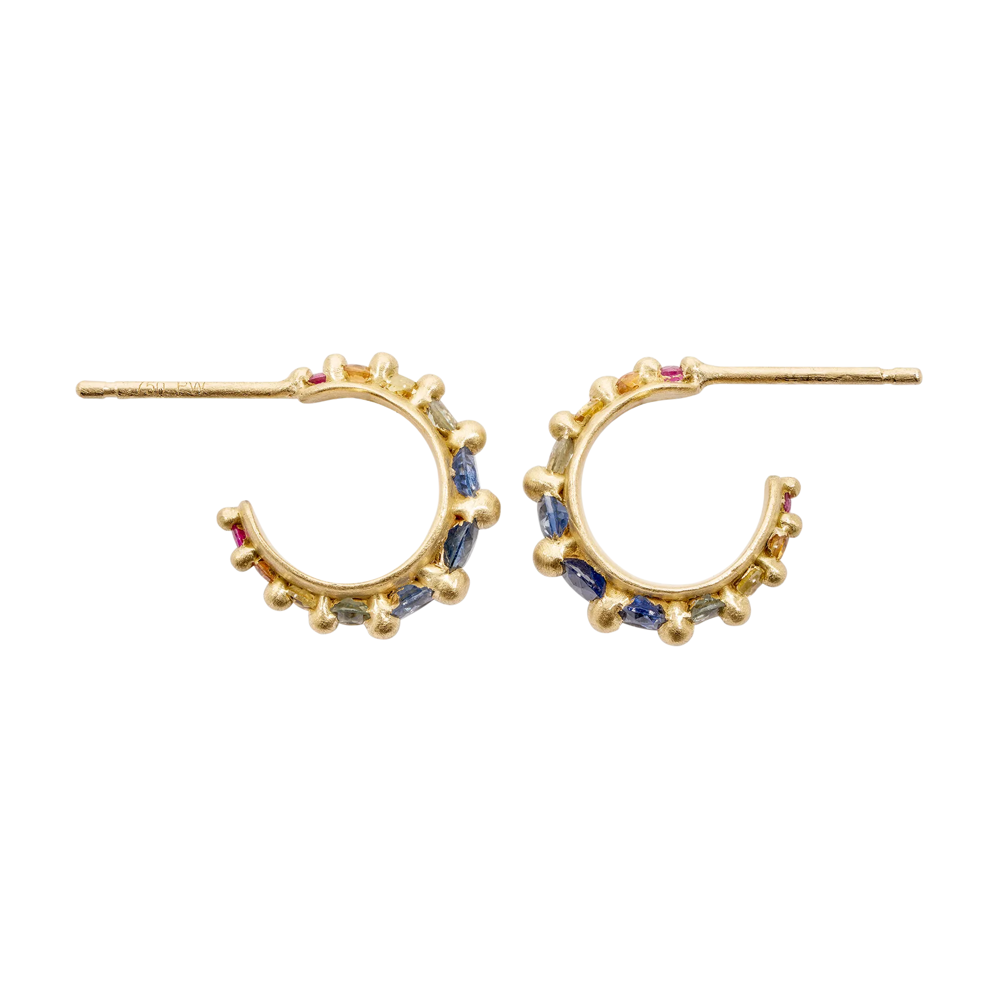 Rainbow Nova Hoop Earrings - 9920