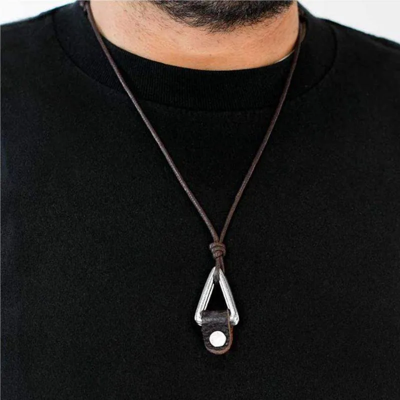 Right On Point Brown Urban Man Necklace