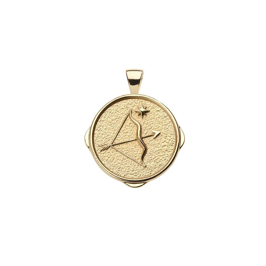 SAGITTARIUS JW Small Zodiac Pendant Coin - Nov 22 - Dec 21