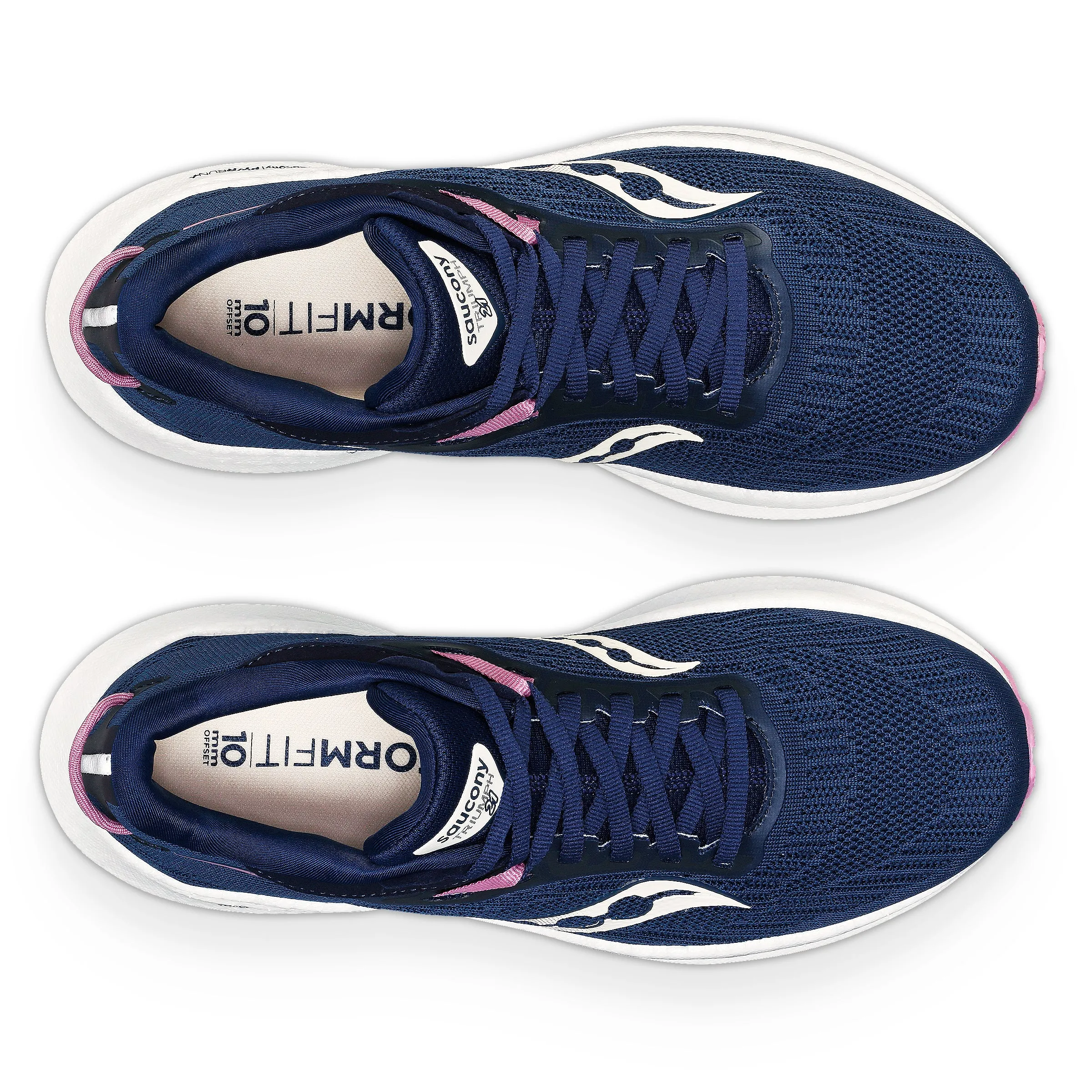 Saucony Triumph 21 (Womens) - Navy/Orchid