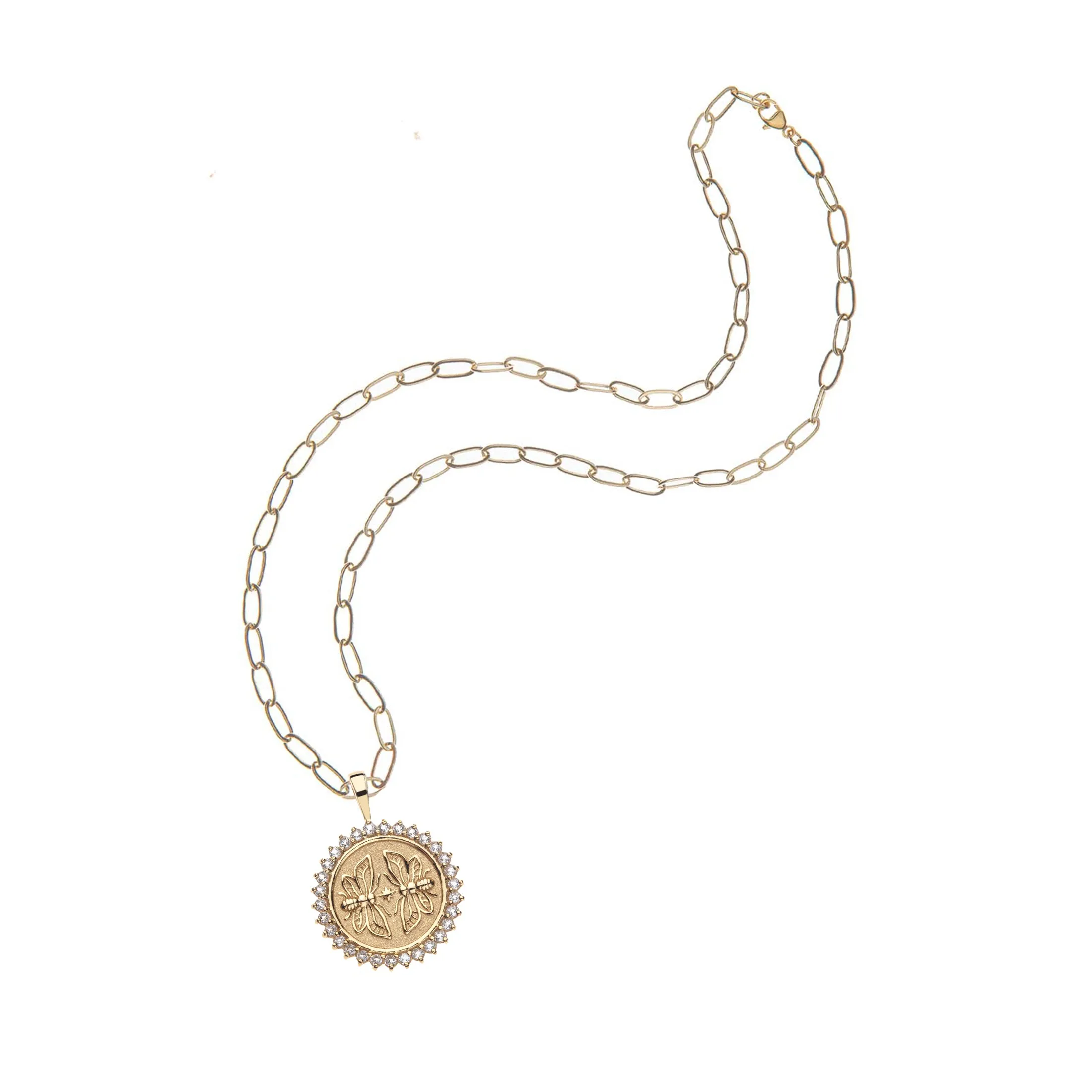 SISTERS Forever Petite Embellished Coin Pendant