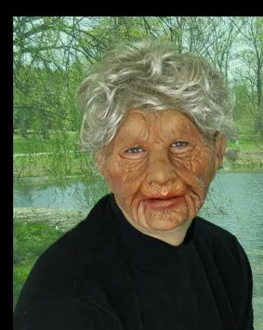 Super Soft Old Woman Mask