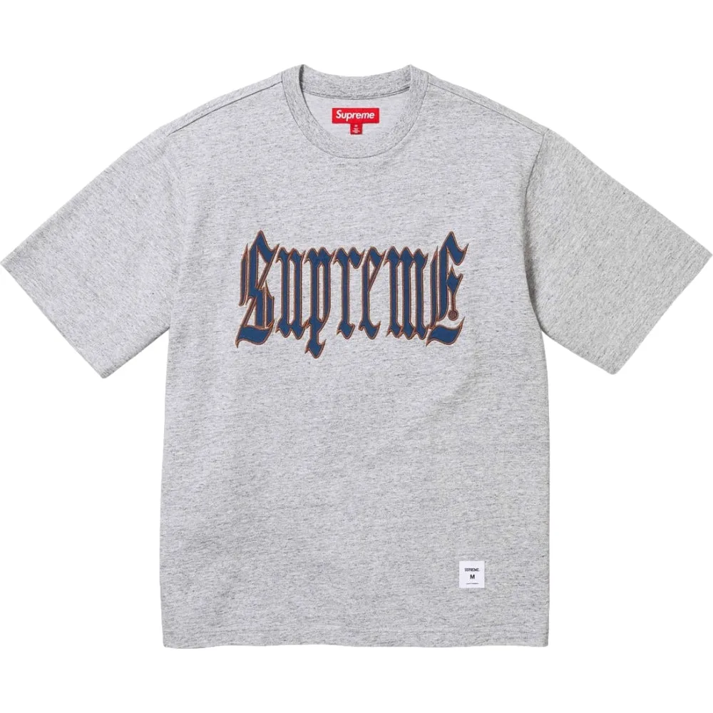 SUPREME OLD ENGLISH S/S TOP-GREY