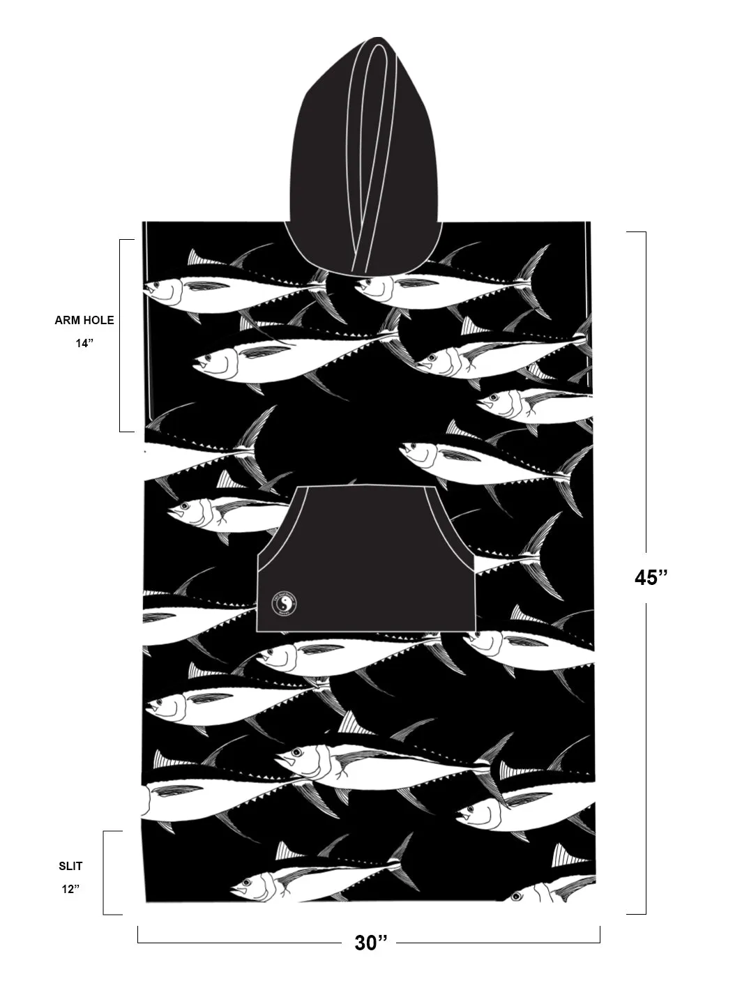 T&C Surf Ahi Poncho