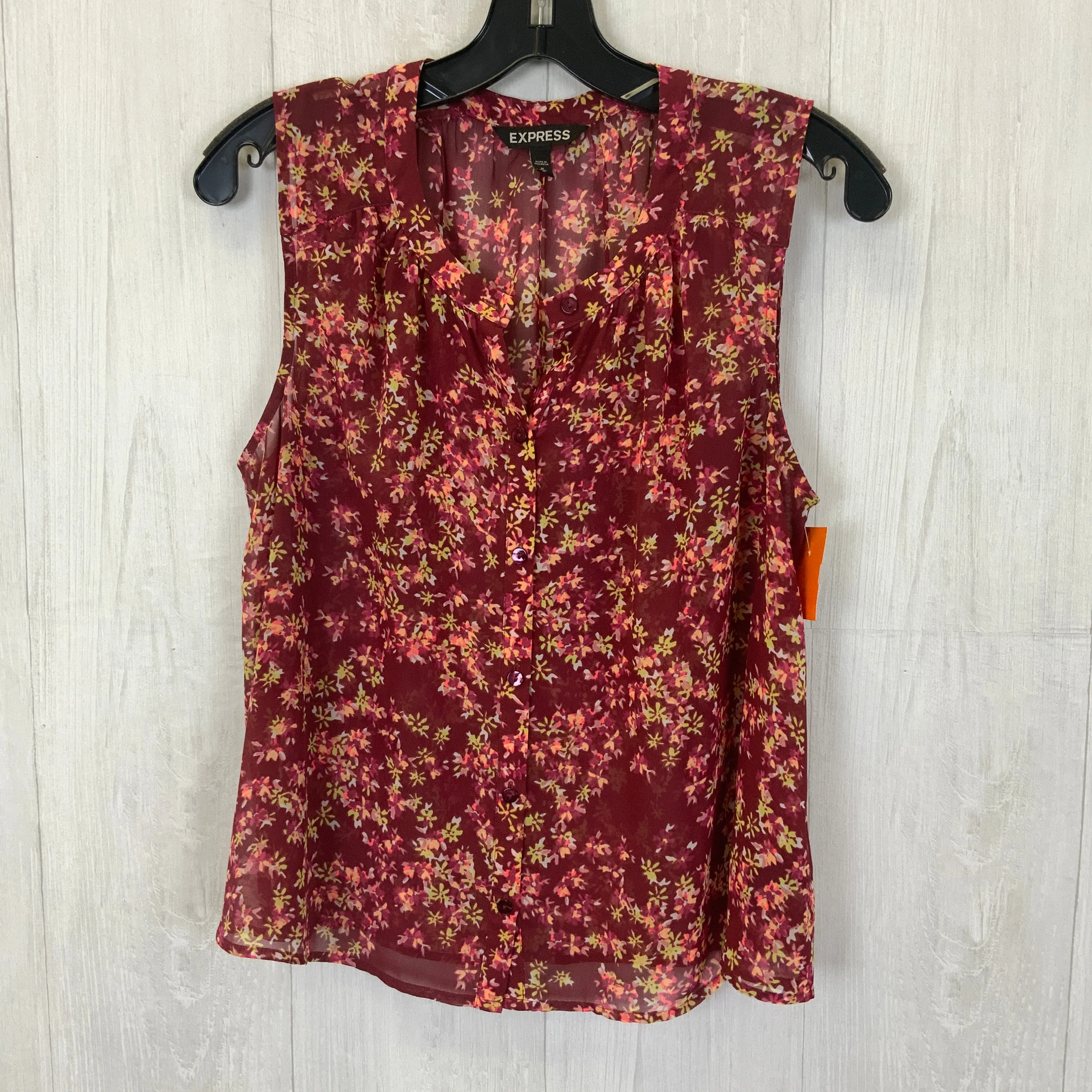 Top Sleeveless By Express  Size: M