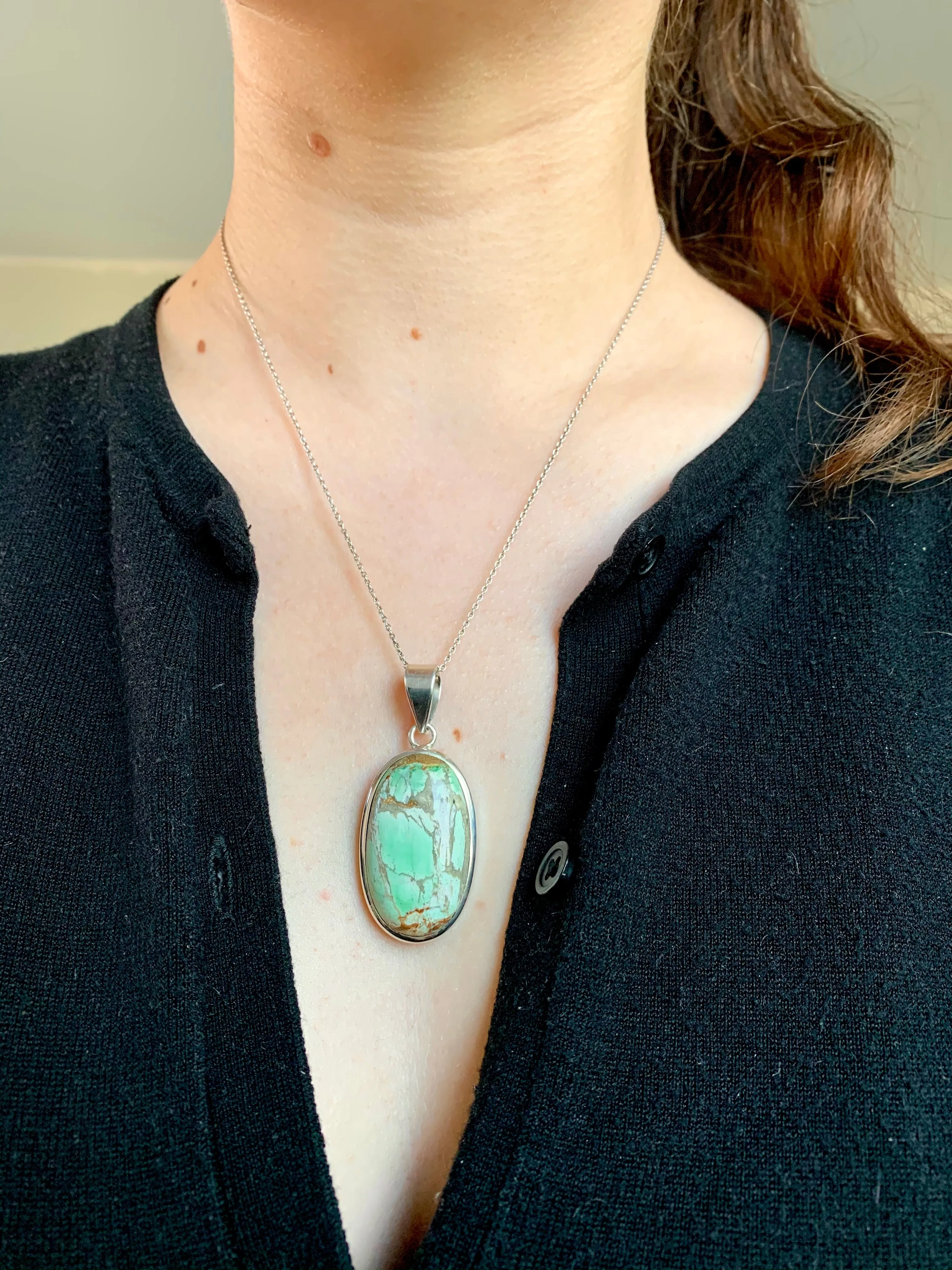 Variscite Akoni Pendant - Oval C