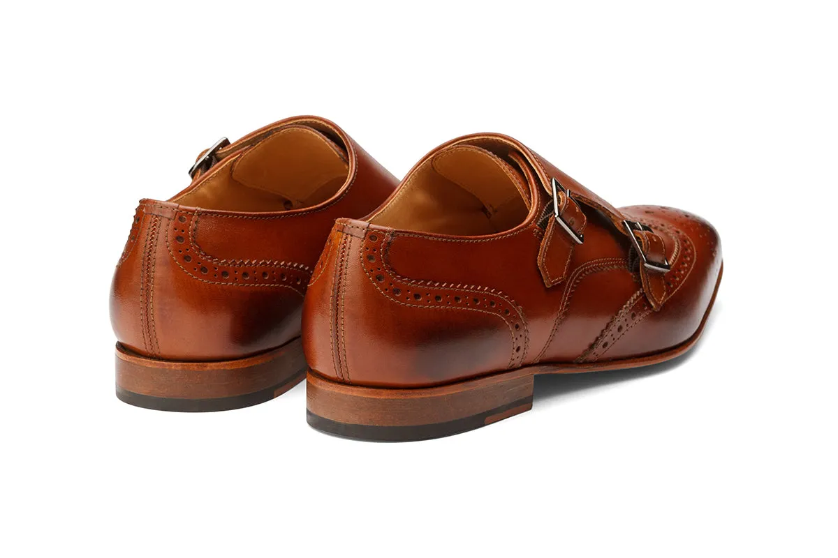 WINGCAP BROGUE DOUBLE MONK -C