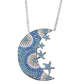 Women's Fashion CZ Evil eye Necklace