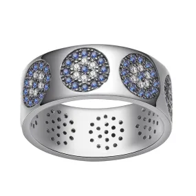 Women's Fashion CZ Evil eye Ring