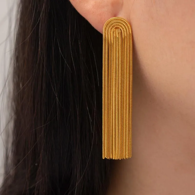 Women's Fashion Internet Celebrity Tassel Earrings