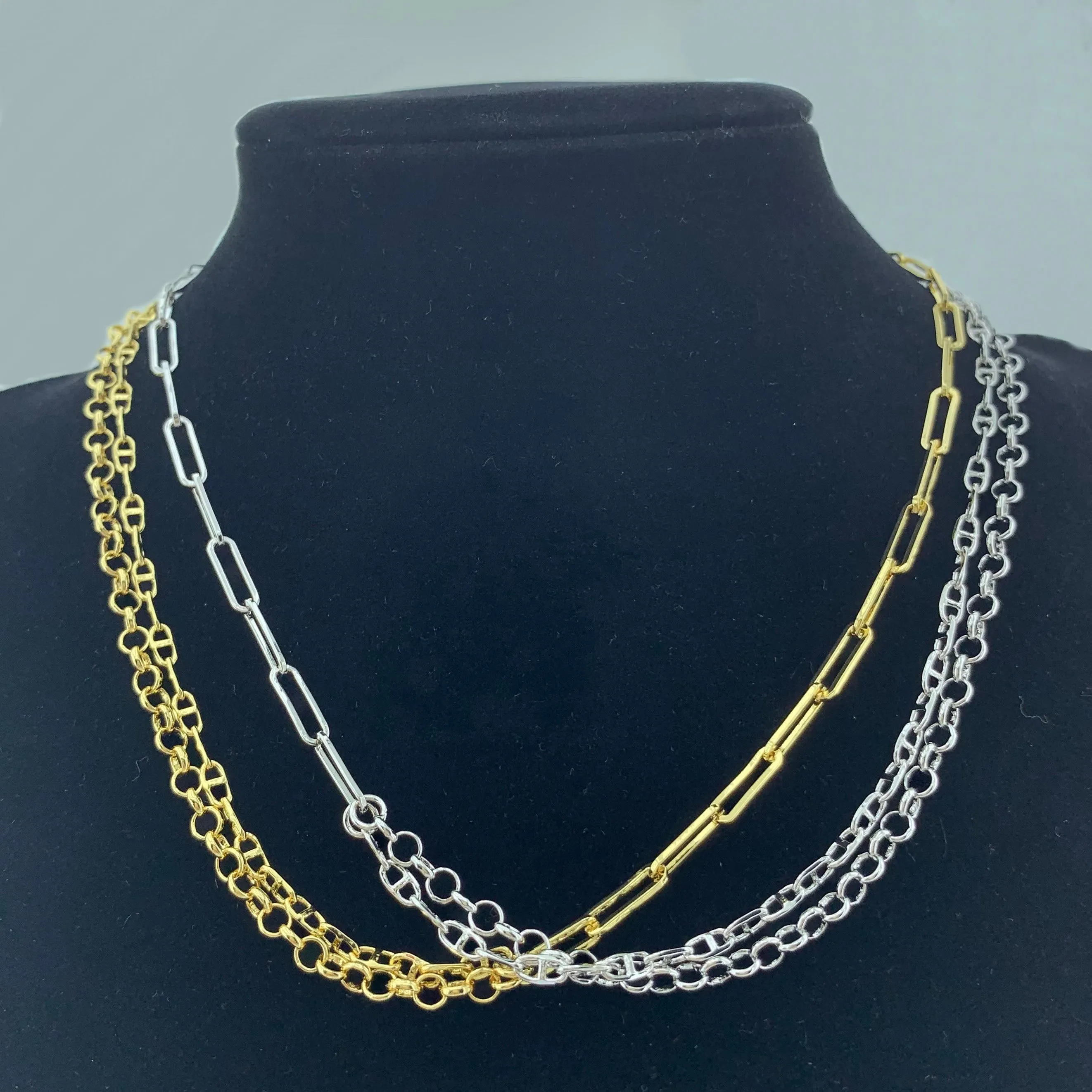 Women's Fashion Multiple Chain Necklace