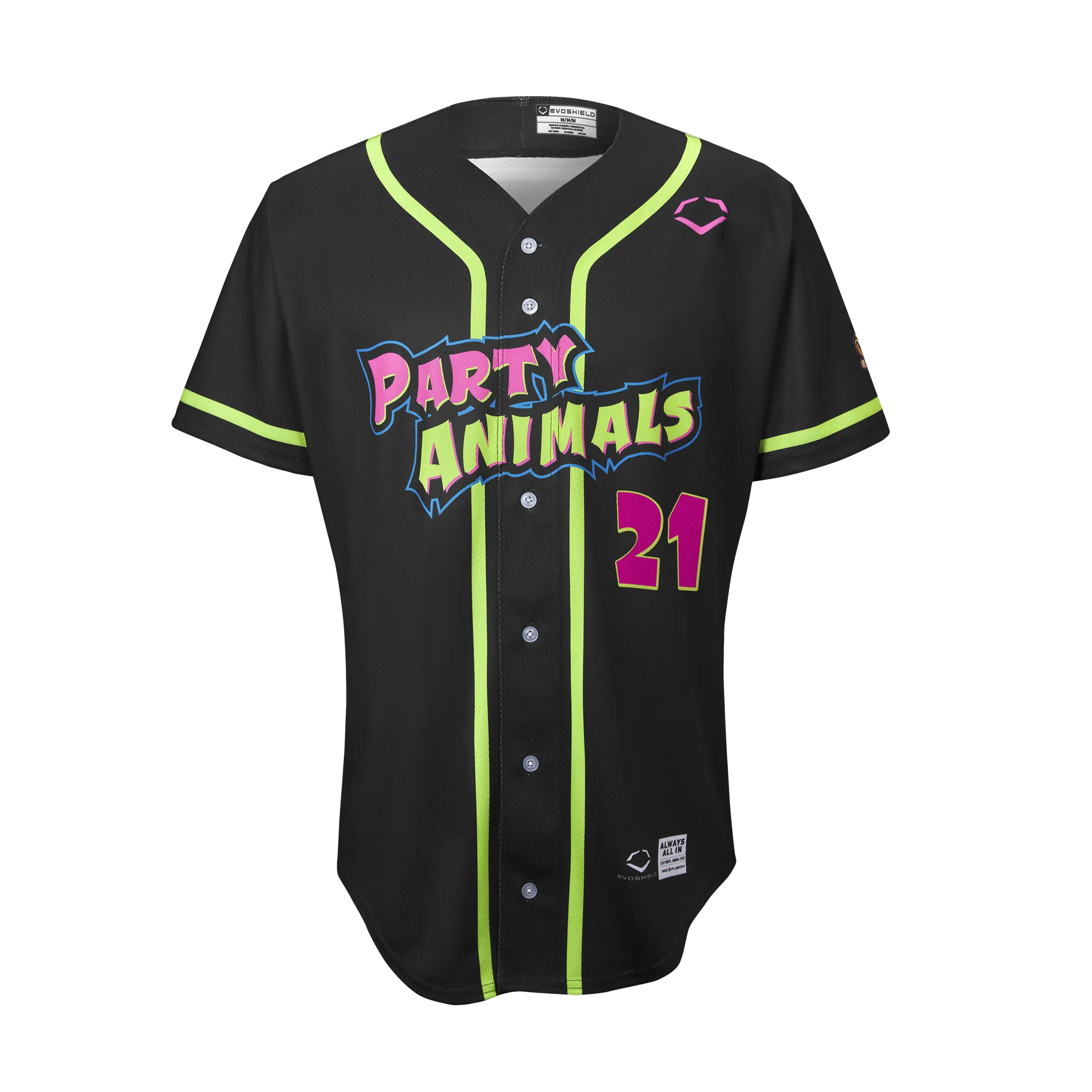 YOUTH Party Animals Riyan Rodriguez #21 EvoShield Jersey - Black